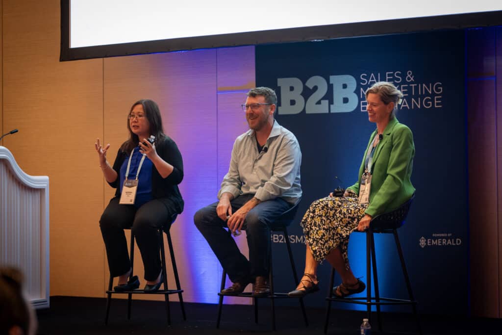 IBM's Sophia Agustina, Intentsify's Rob Griffin and Greyhairworks' Margaret Safford